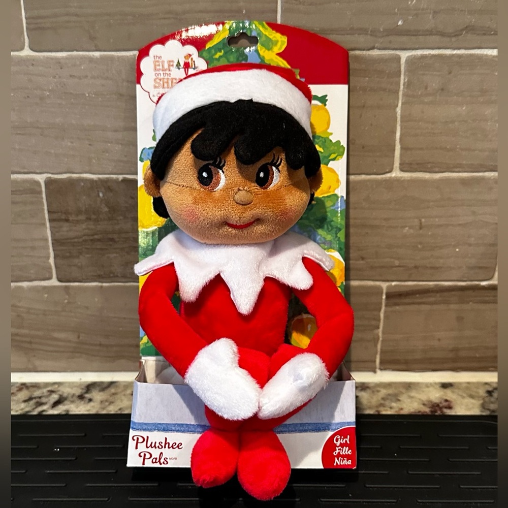 Brand New Elf On The Shelf Plushee Pal Red/White Elf Girl Plush Holiday Toy - Picture 4 of 13